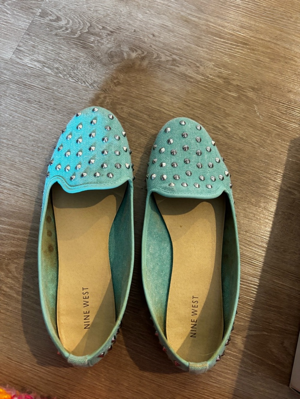 Nine West Aqua Studded Slip-On Loafers - Women - Picture 4 of 7